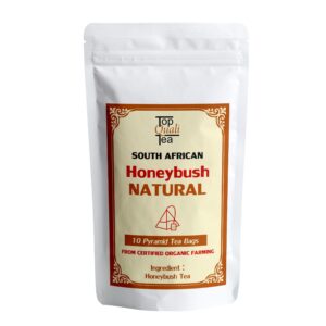 SOUTH AFRICAN HONEYBUSH 10 PYRAMID TEA BAGS NATURALLY CAFFEINE FREE
