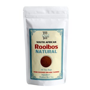 SOUTH AFRICAN ROOIBOS 10 TEA BAGS NATURALLY CAFFEINE FREE