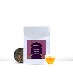 KASHMIRI KAHWA WITH LOOSE GREEN TEA, SAFFRON, ROSE PETALS, ALMONDS & KAHWA SPICES 250G