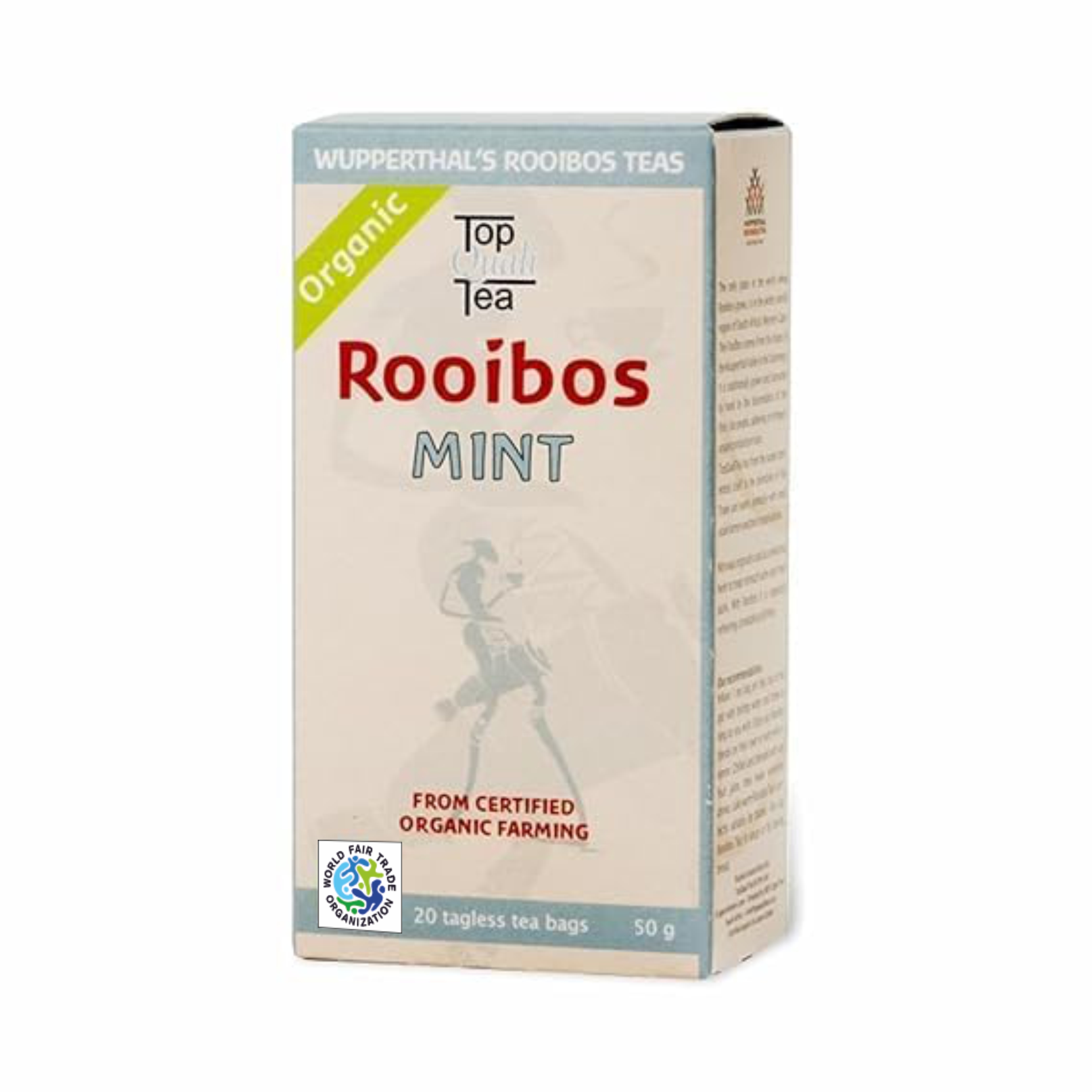 South African Rooibos Mint Tea | 20 Tea Bags | Naturally Caffeine Free| Natural Herbal Tea |