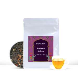 KASHMIRI KAHWA WITH LOOSE GREEN TEA, SAFFRON, ROSE PETALS, ALMONDS & KAHWA SPICES 1KG